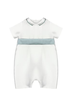 Pagliaccetto misto seta colore bianco LA STUPENDERIA KIDS | CBPG57S60S66.